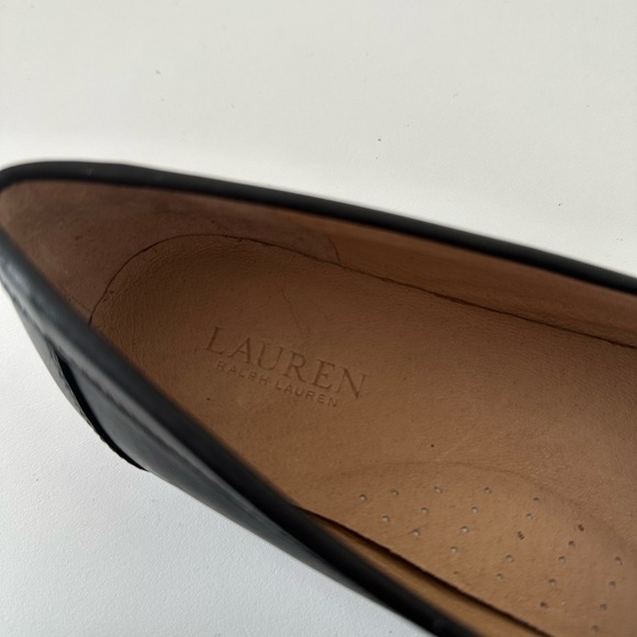 Lauren Ralph Lauren | Wynnie Burnished Leather Loafer | New | Size 9.5 B - Picture 11 of 12